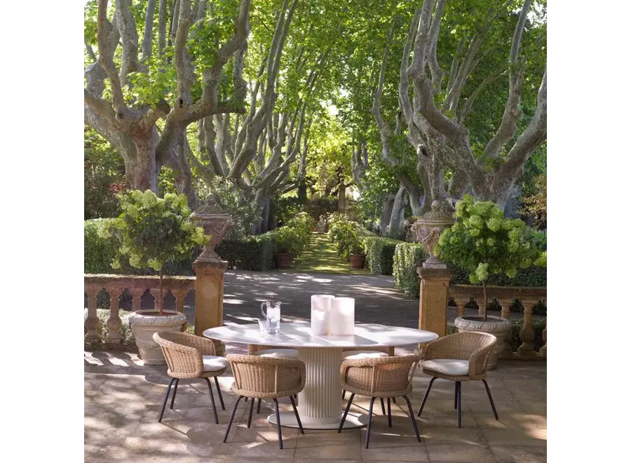 Dining table 'Volterra' - Outdoor - Sand finish