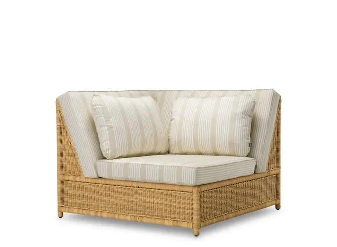 Chaise d'extérieur Modulaire Hampton - corner