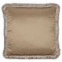 Coussin décoratif Dafne Dark Gold 922 + Fringe Gold