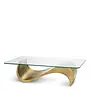 Table basse 'Chambertin' - Vintage brass finish