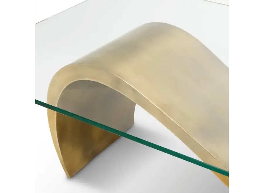 Couchtisch 'Chambertin' - Vintage brass finish