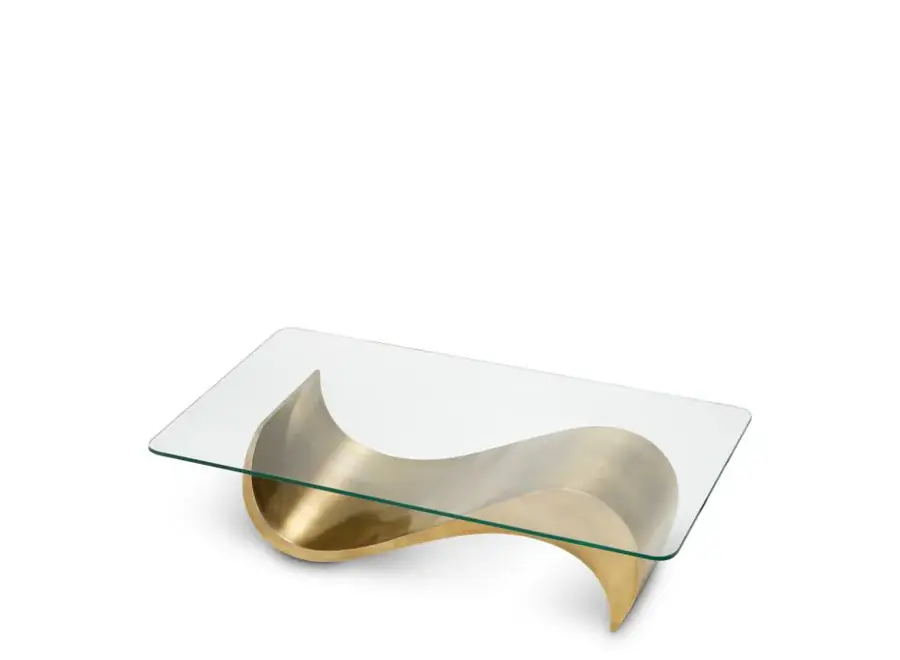 Couchtisch 'Chambertin' - Vintage brass finish