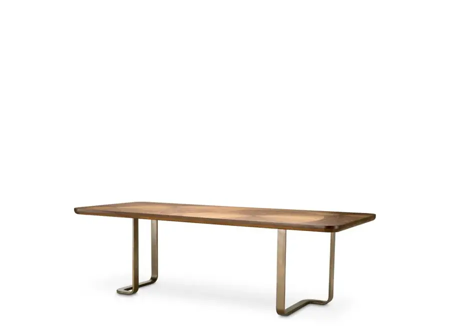 Dining table Rucello - Light walnut veneer