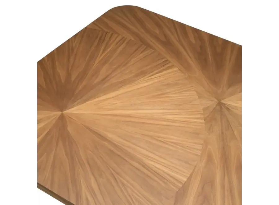 Table à manger 'Rucello' - Light walnut veneer