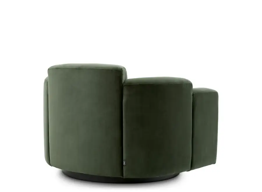 Chaise pivotante 'Marbella' - Torrin green velvet