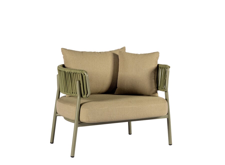Loungechair 'Santiago' - Olive