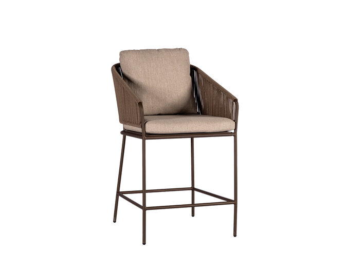 High dining chair 'Forio' - Bronze