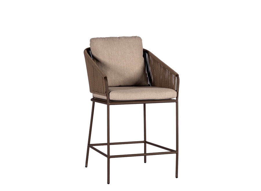 High dining chair 'Forio' - Bronze