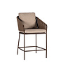 High dining chair 'Forio' - Bronze