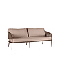 Sofa 3 seater 'Forio' - Bronze