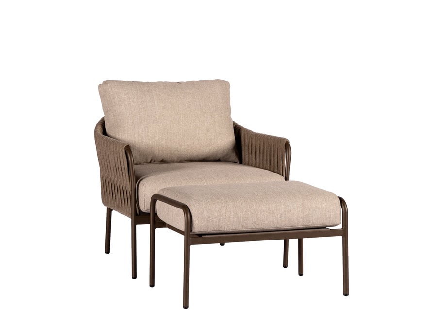 Loungechair 'Forio' - Bronze
