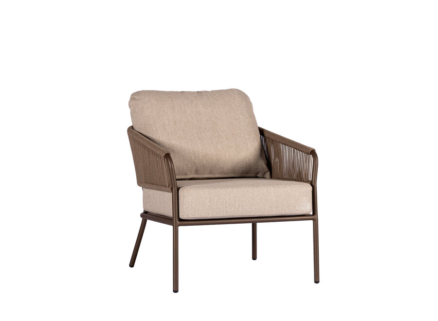 Chaise basse de salle à manger 'Forio' - Bronze