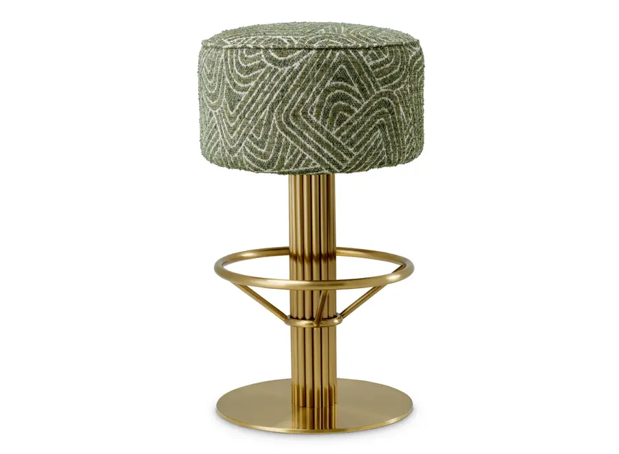 Barstuhl 'Carleton' - Camari green