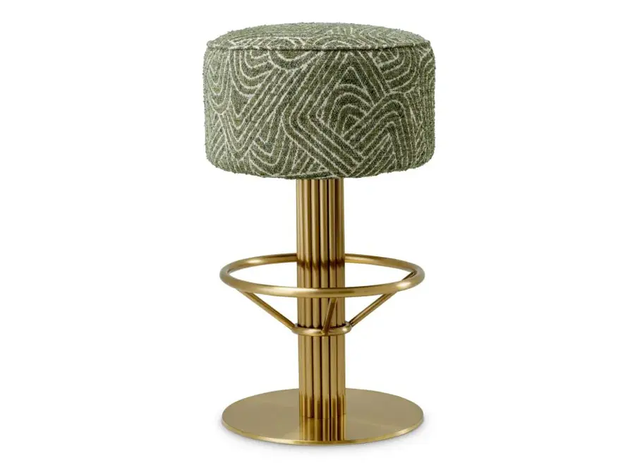 Barstuhl 'Carleton' - Camari green