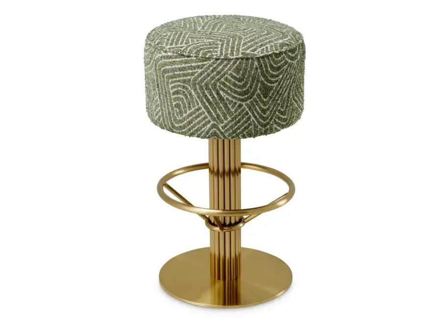 Bar chair 'Carleton' - Camari green
