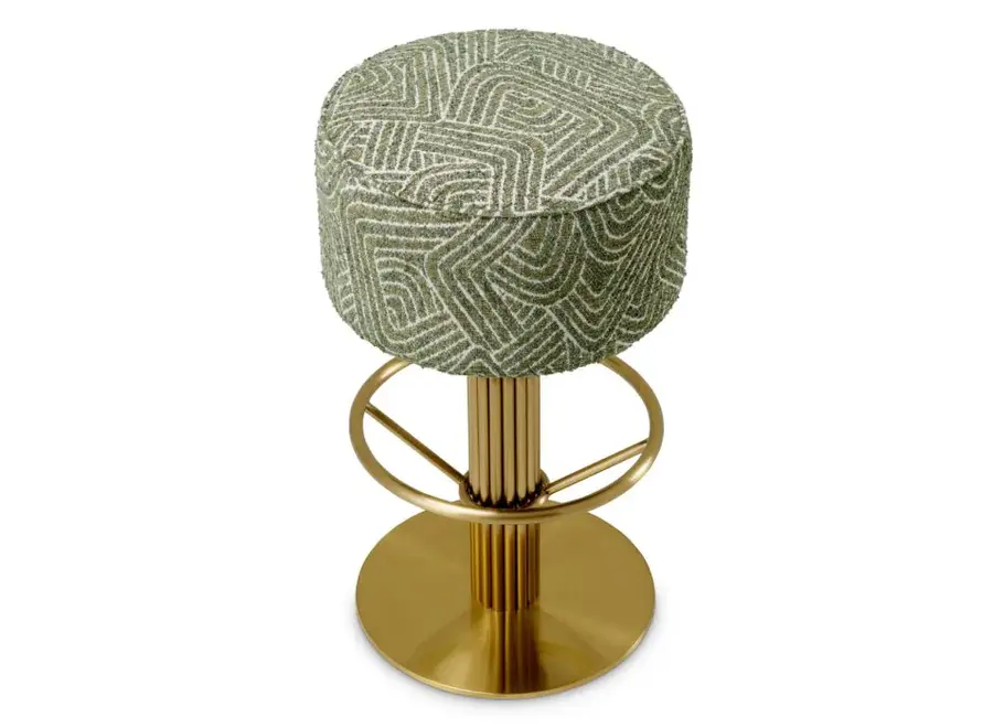 Bar chair 'Carleton' - Camari green