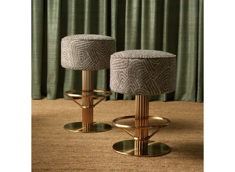 Counter chair 'Carleton' - Camari green