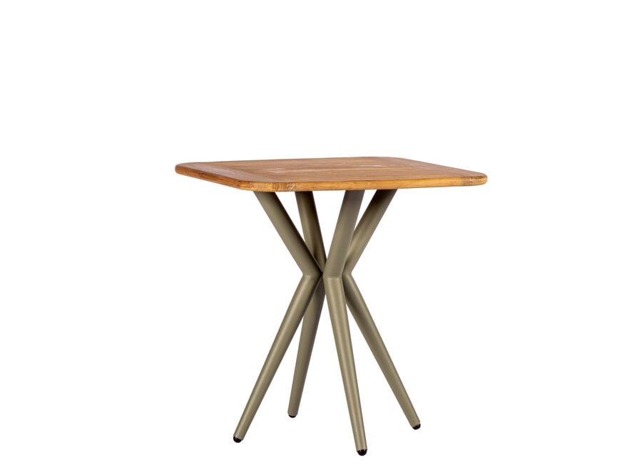 Eettafel 'Camogli' - Square - Olive