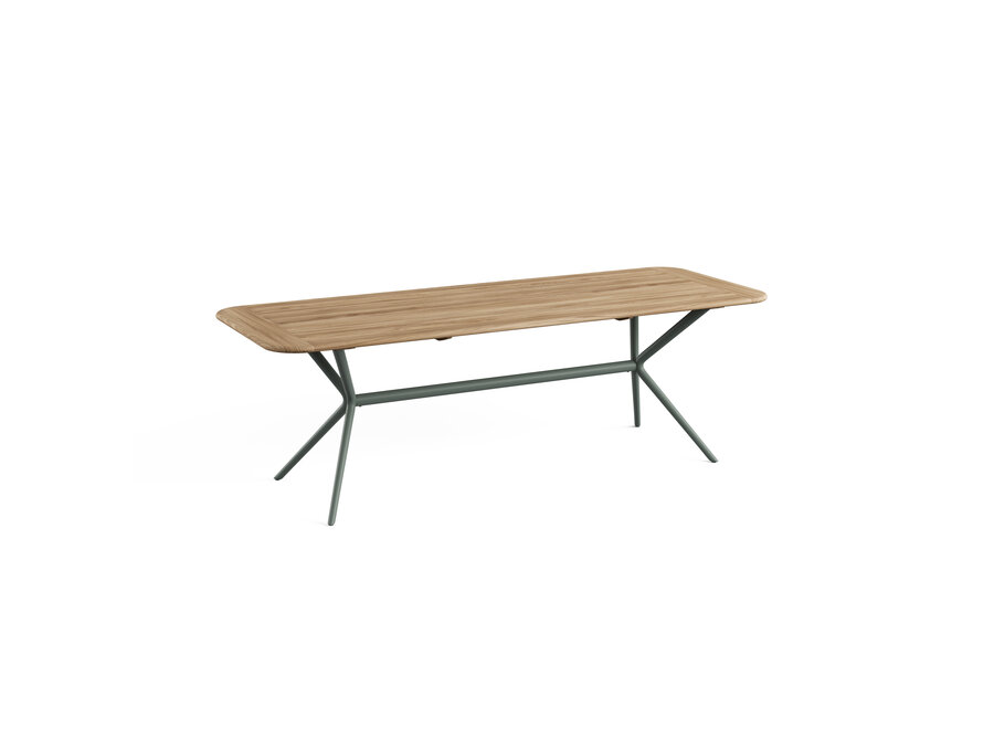 Eettafel 'Camogli' - Rectangle - Olive