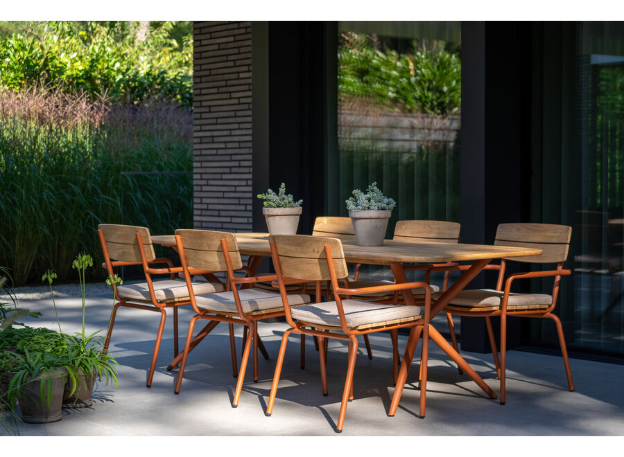 Dining table 'Camogli' - Rectangle - Sienna