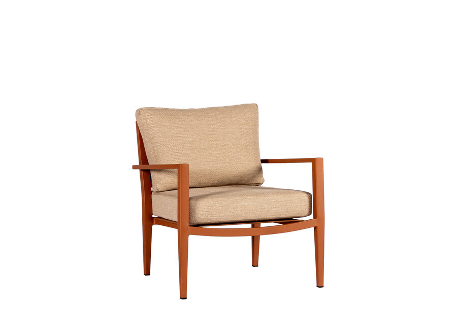 Low dining chair 'Bosa' - Sienna