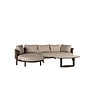 Chaise longue 'Murtoli' - Left + Divan Right - Bronze