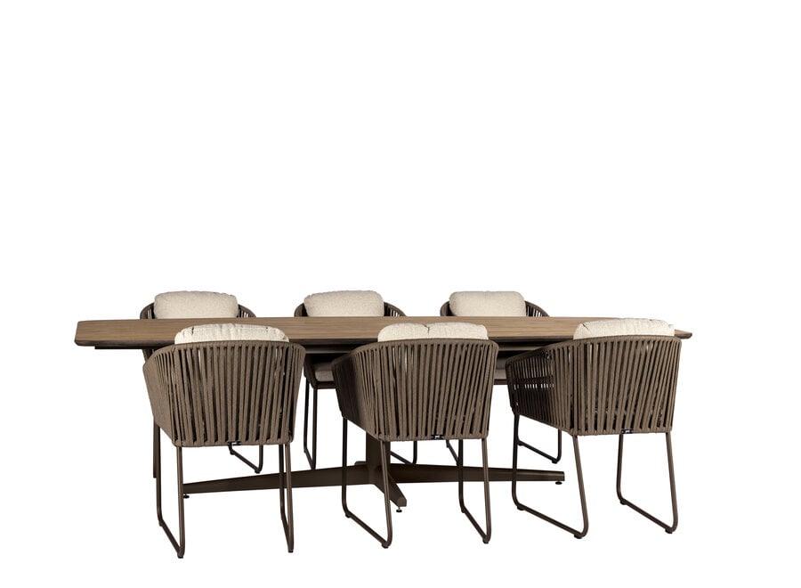 Eettafel 'Salema' - Bronze