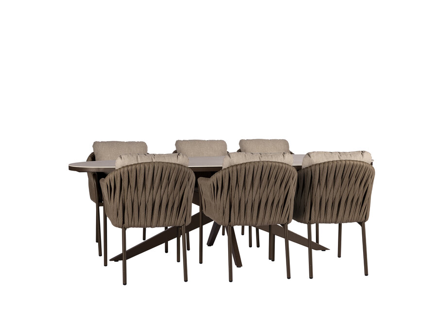 Esstisch 'Tropea' - Bronze