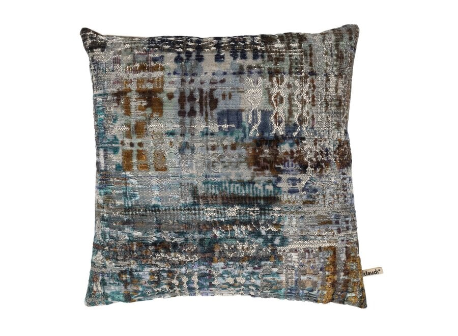 Decorative cushion Quatier - Mint/Blue