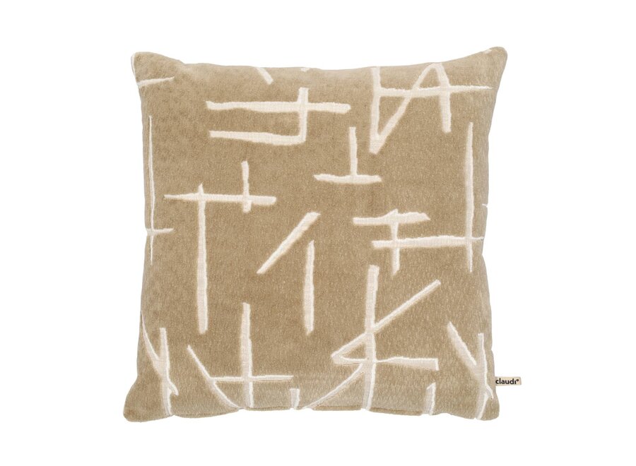 Decorative cushion Delano Dark Sand