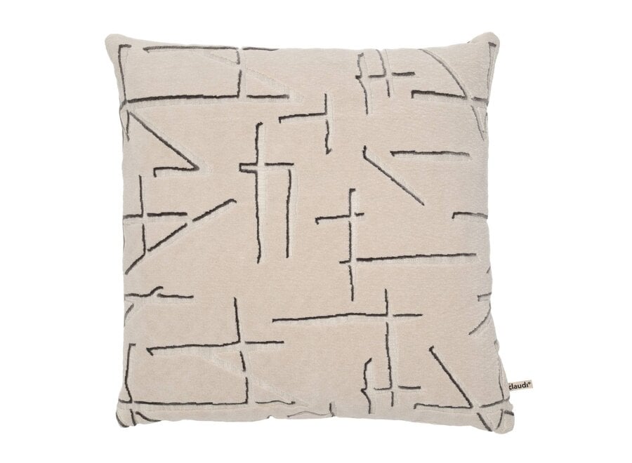 Decorative cushion Delano Natural/Grey