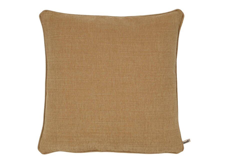 Dekoratives Kissen Maddy Mustard + Piping