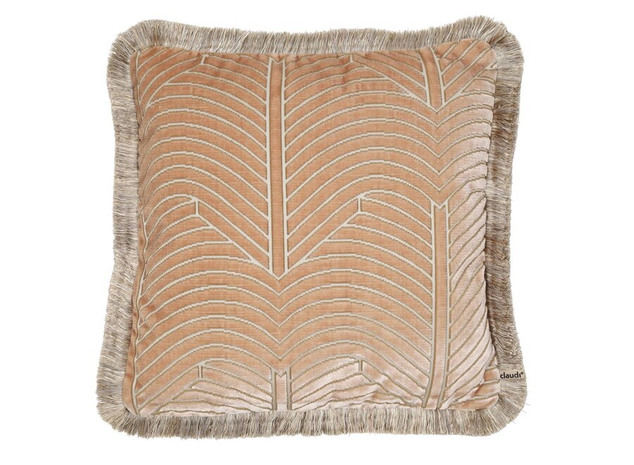 Kussen Otto Exclusive Nude + Fringe Gold