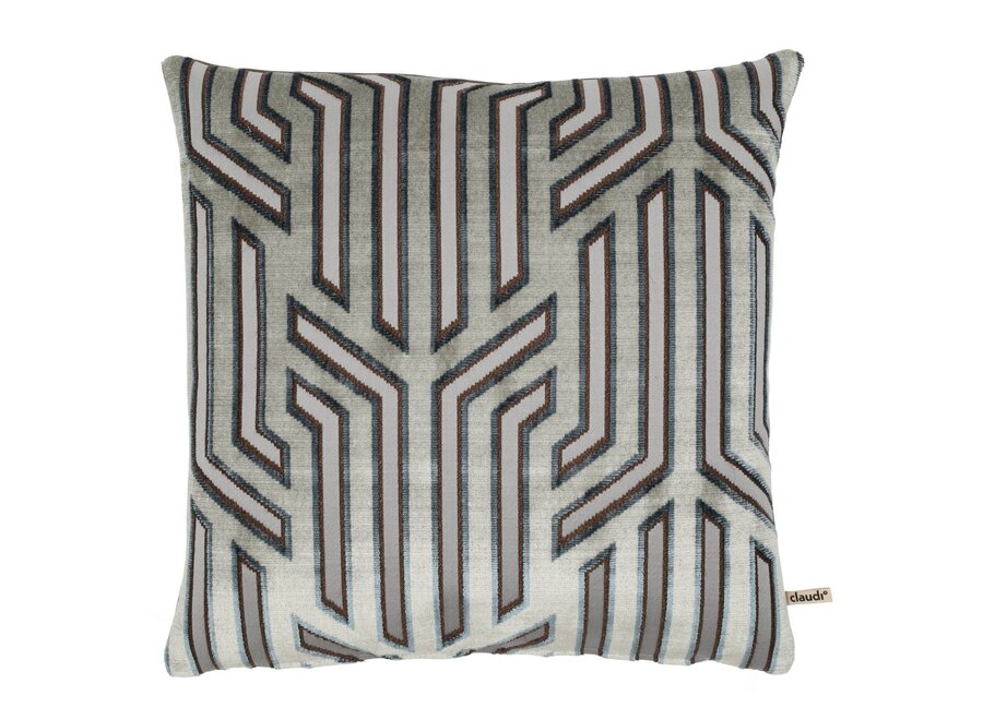 Decorative cushion Kentury Exclusive Celadon/Chocolate