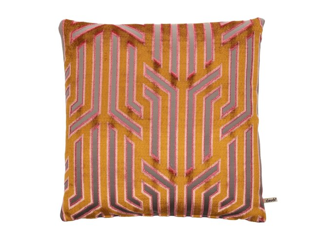 Cushion Kentury Exclusive Mustard/Pink