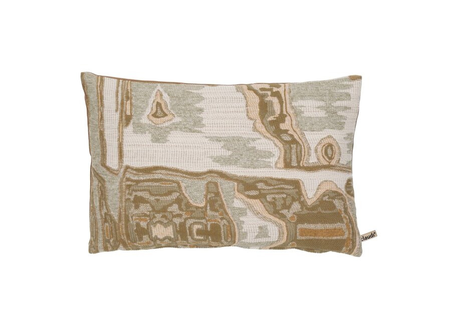 Dekoratives Kissen Kivas Olive/Nude
