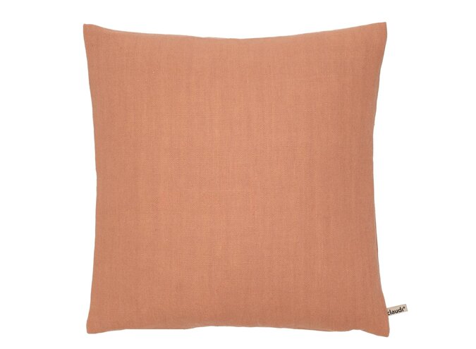 Kissen Evanna Abricot + Zipper Sand
