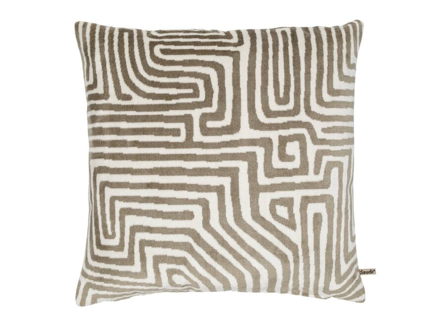 Cushion Zoela Off White/Taupe