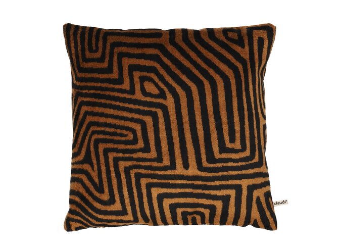 Cushion Zoela Black/Camel
