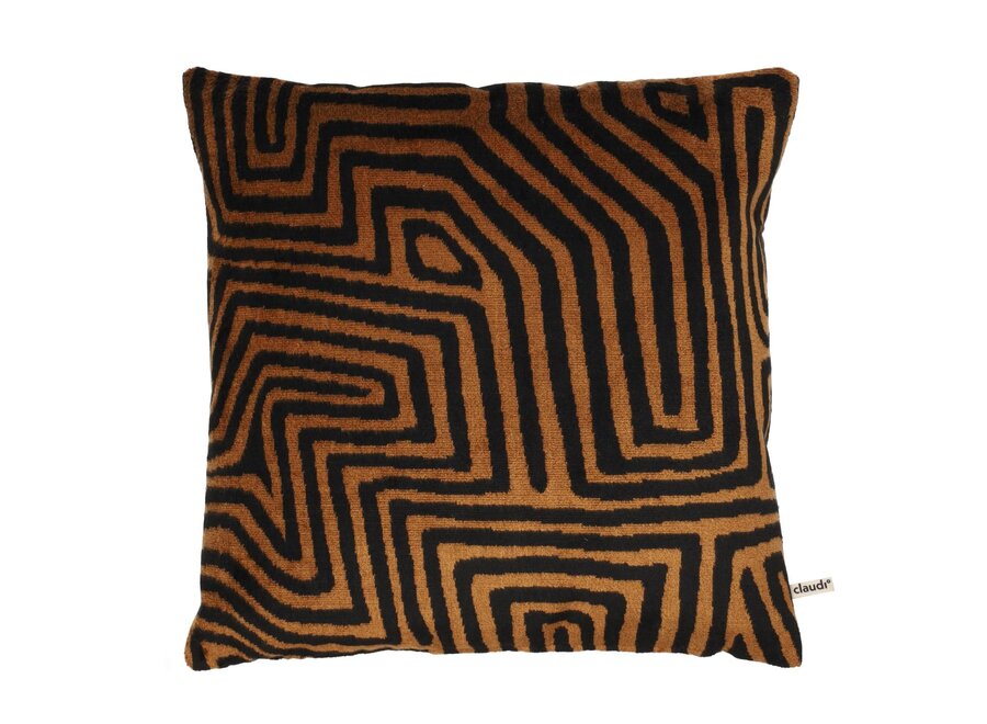 Coussin Zoela Black/Camel