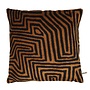 Decorative cushion Zoela Black/Camel