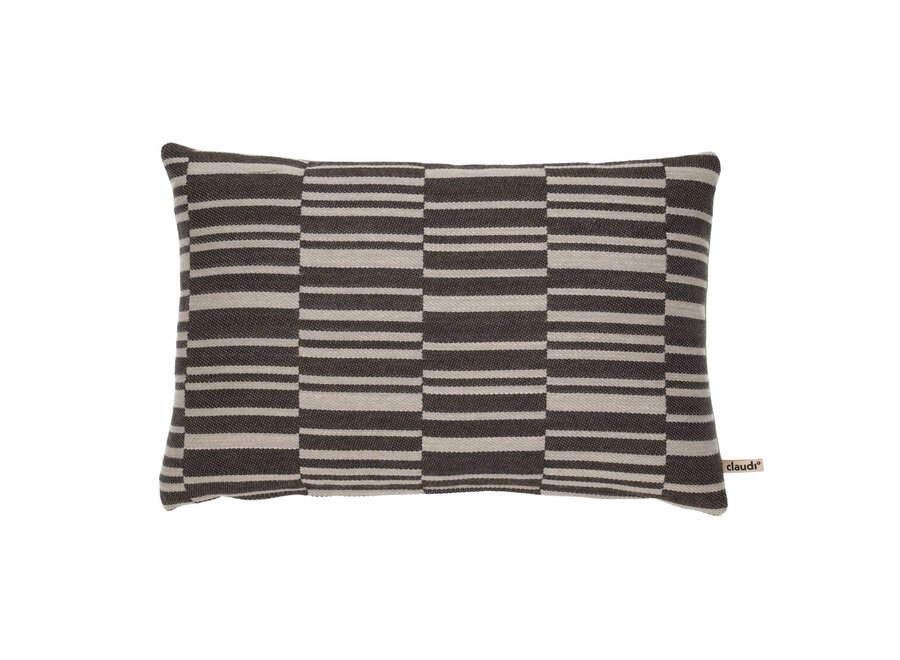 Coussin décoratif Veranno Grey/Dark Brown