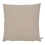 Coussin décoratif Evanna Linnen + Zipper Sand