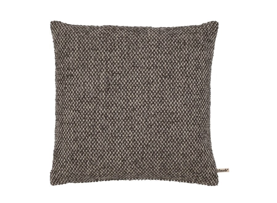 Decorative cushion Vopala Grey/Dark Brown