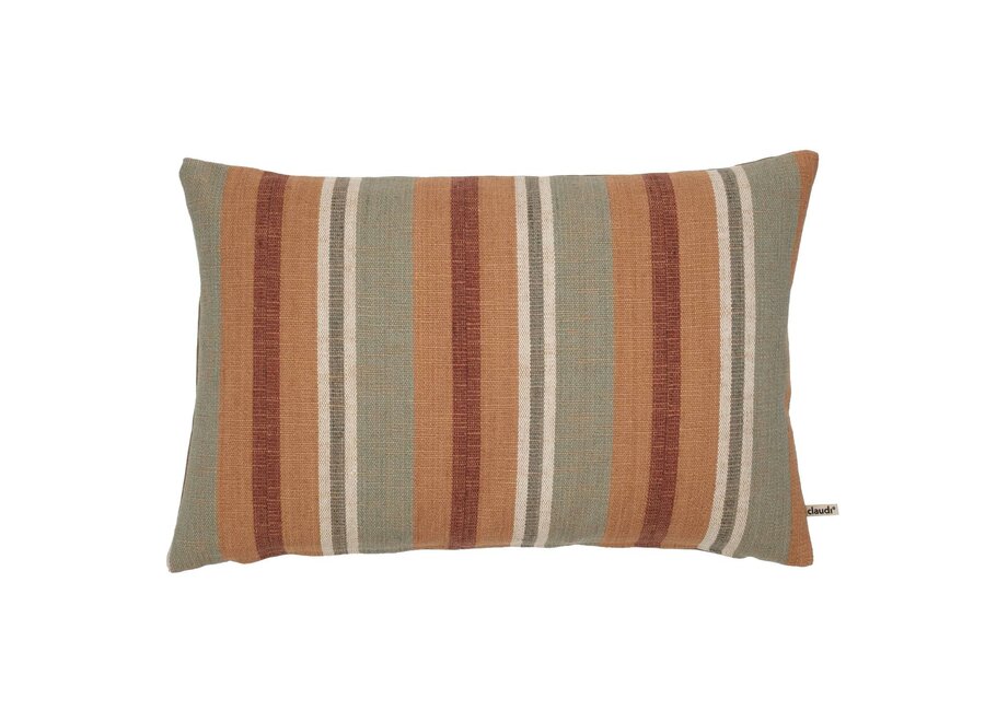 Coussin décoratif Viviano Rust/Dark Mint