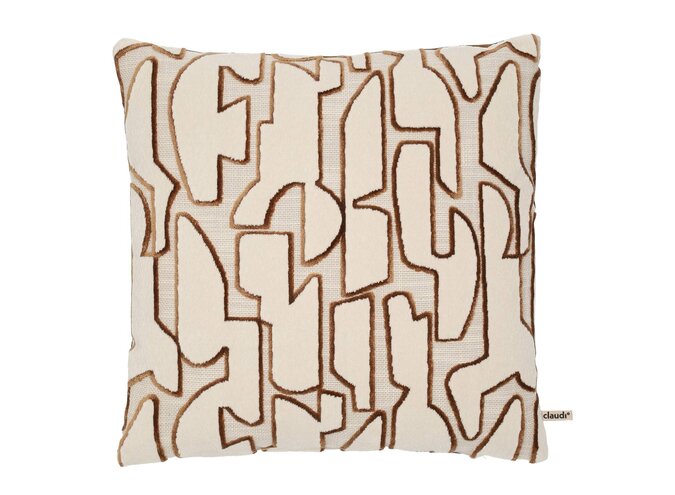 Cushion Seraq Off White/Chocolate