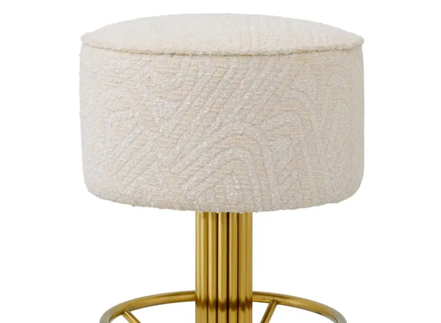 Chaise de bar 'Carleton' - Camari cream