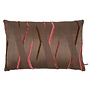 Dekoratives Kissen Zayda Chocolate/Pink