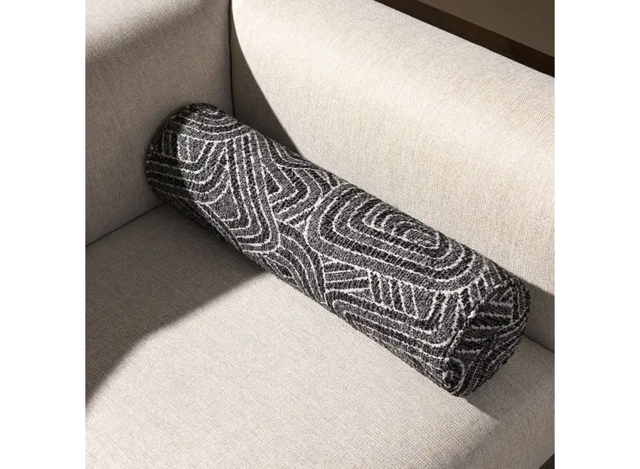 Coussin 'Amarante' - Camari black