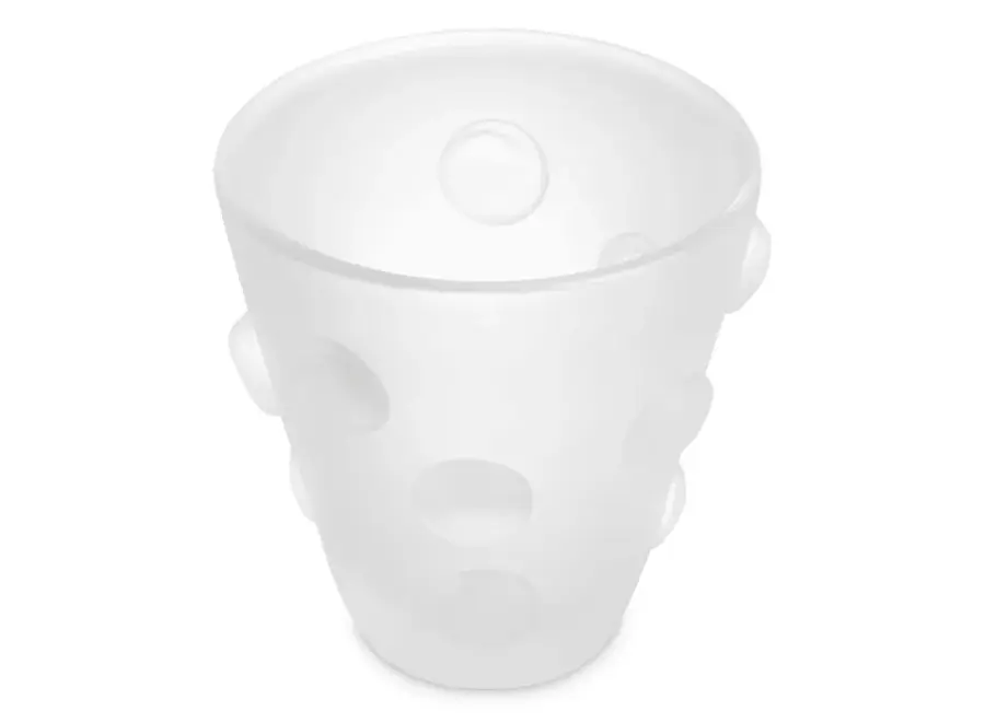 Vase 'Evander' - Frosted white